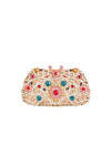 Multicolour Embellished Clutch Bag