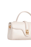 White Top Handle Crossbody Bag