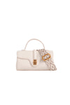 White Top Handle Crossbody Bag