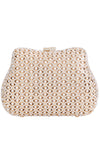 Gold Crystal Embellished Evening Bag