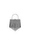 Black Diamante Tassels Evening Bag