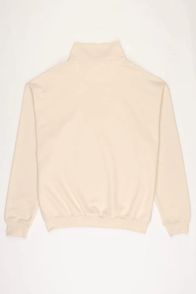 Beige 1/4 Zip Fleece Tracksuit