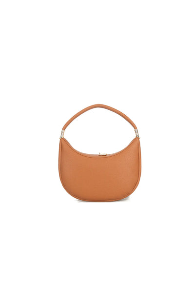 Brown Half Moon Shoulder Bag