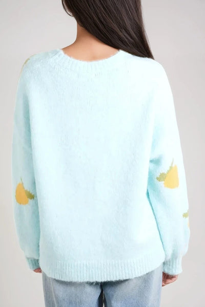 Light Blue Lemon Knit Jumper