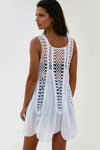 Ivory Crochet Detail Tunic Top