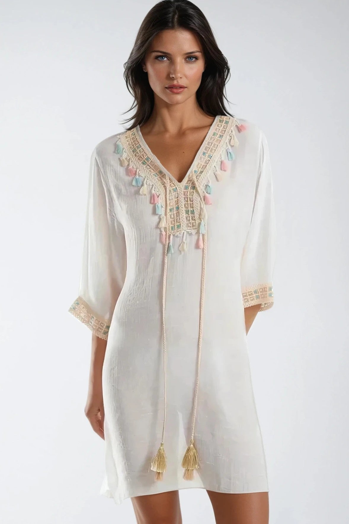 Ivory Beach Tunic Dress