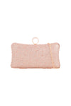 Champagne Diamante Ring Clutch Bag