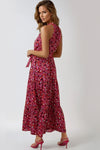 Pink Halterneck Maxi Dress