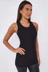 Black Racerback Vest Top