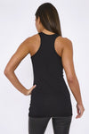 Black Racerback Vest Top