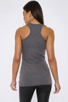 Charcoal Racerback Vest Top