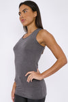 Charcoal Racerback Vest Top