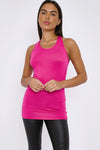 Fuchsia Racerback Vest Top