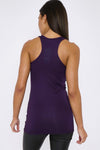 Purple Racerback Vest Top