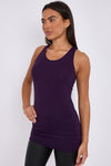 Purple Racerback Vest Top