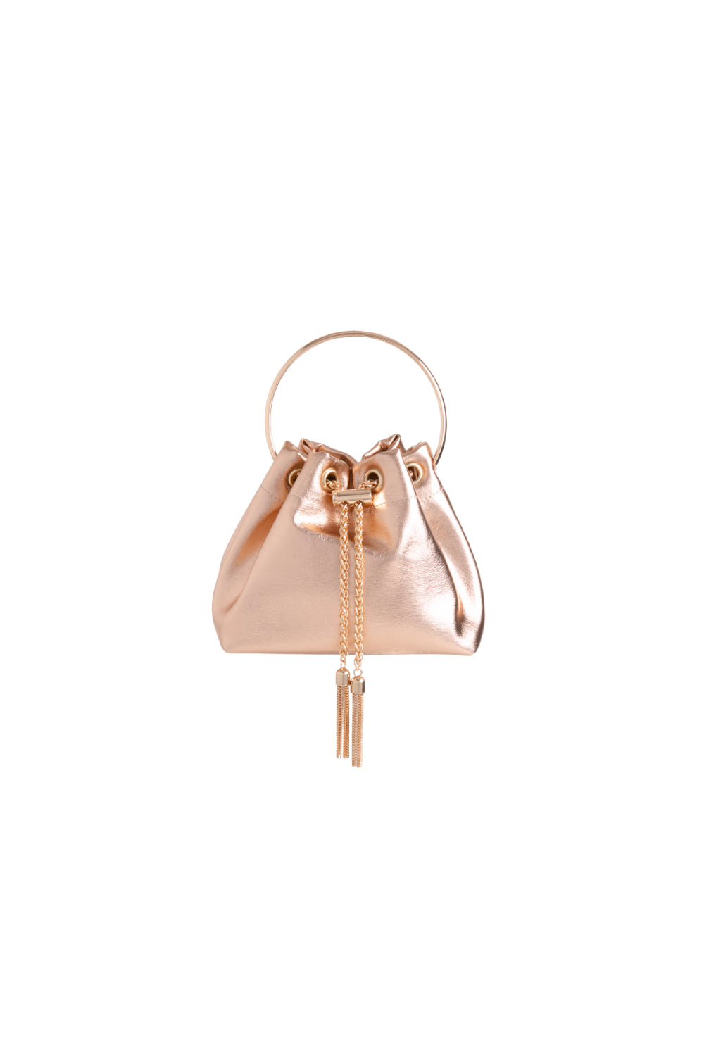 Rose gold 2024 bucket bag